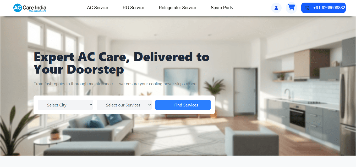 AccareIndia – Home Services Marketplace